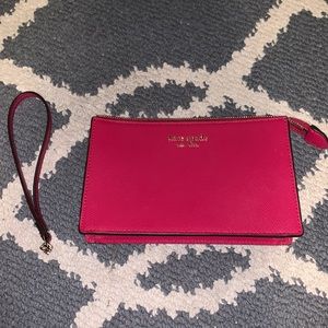 Kate spade pink wristlet